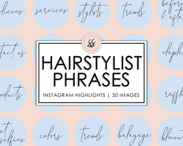 30 Hairstylist Instagram Highlights - Light Blue - Sweet Summer Designs