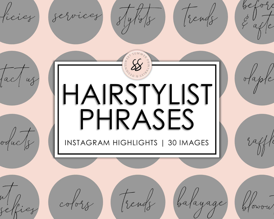 30 Hairstylist Instagram Highlights - Gray - Sweet Summer Designs