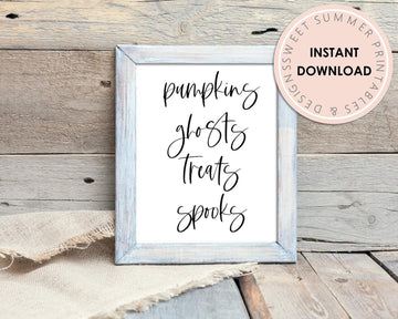 Printable Wall Art - Fall - Sweet Summer Designs