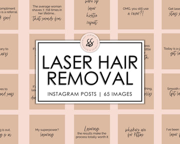 65 Laser Hair Removal Instagram Posts - Tan - Sweet Summer Designs