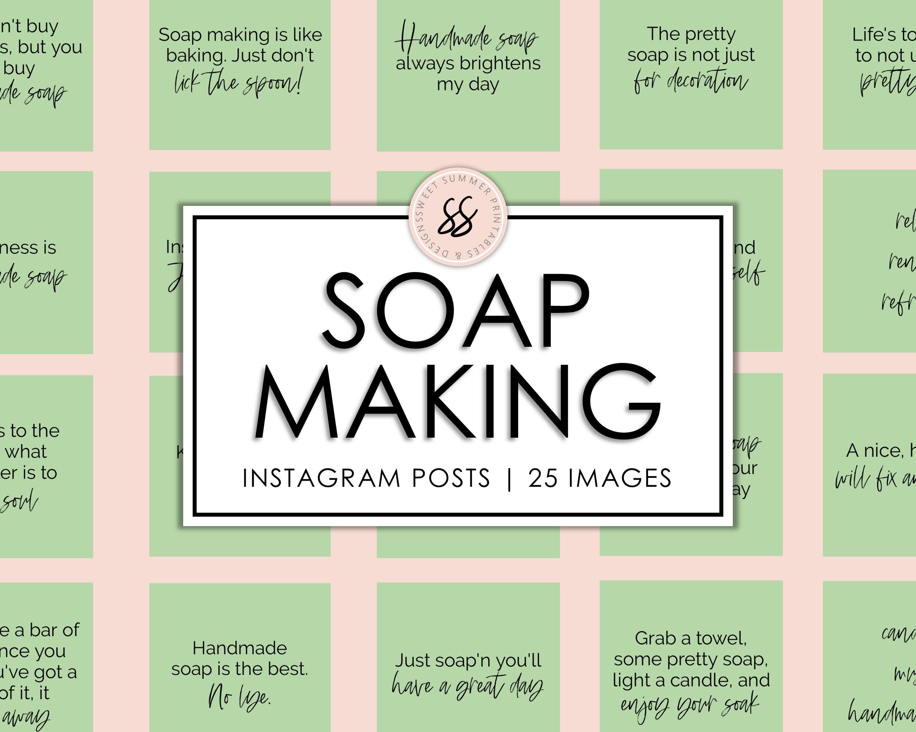 25 Soap Making Instagram Posts - Green – Sweet Summer Designs