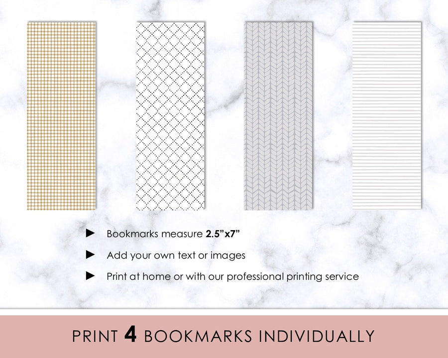 Bookmarks - Editable - Modern Neutrals
