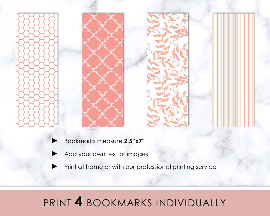 Bookmarks - Editable - Peachy