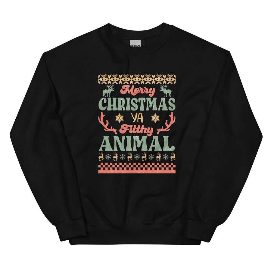 Merry Christmas Filthy Animal Sweatshirt