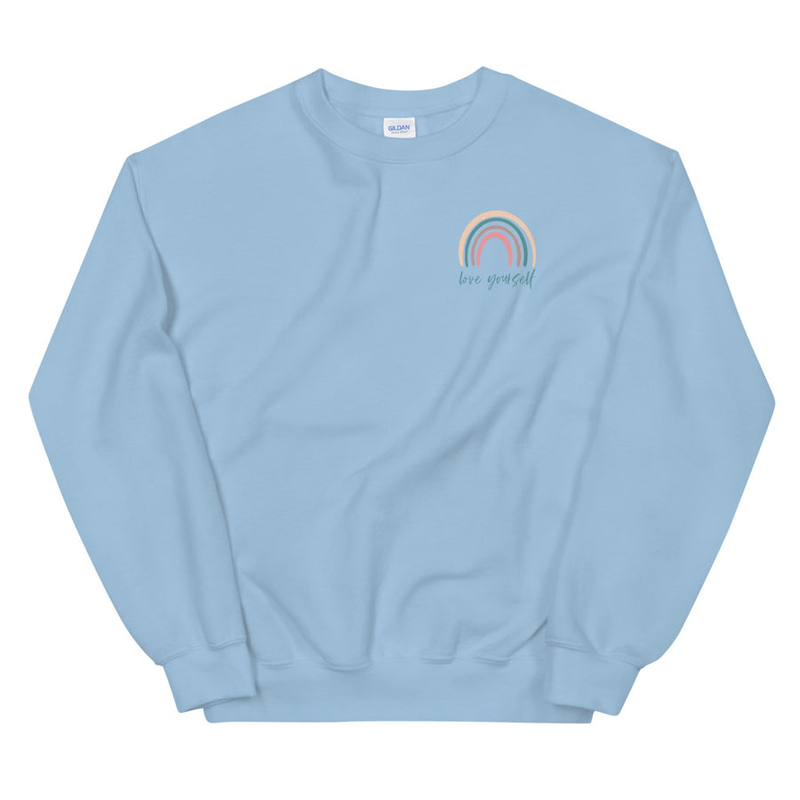 Rainbow Love Yourself Crew Sweatshirt