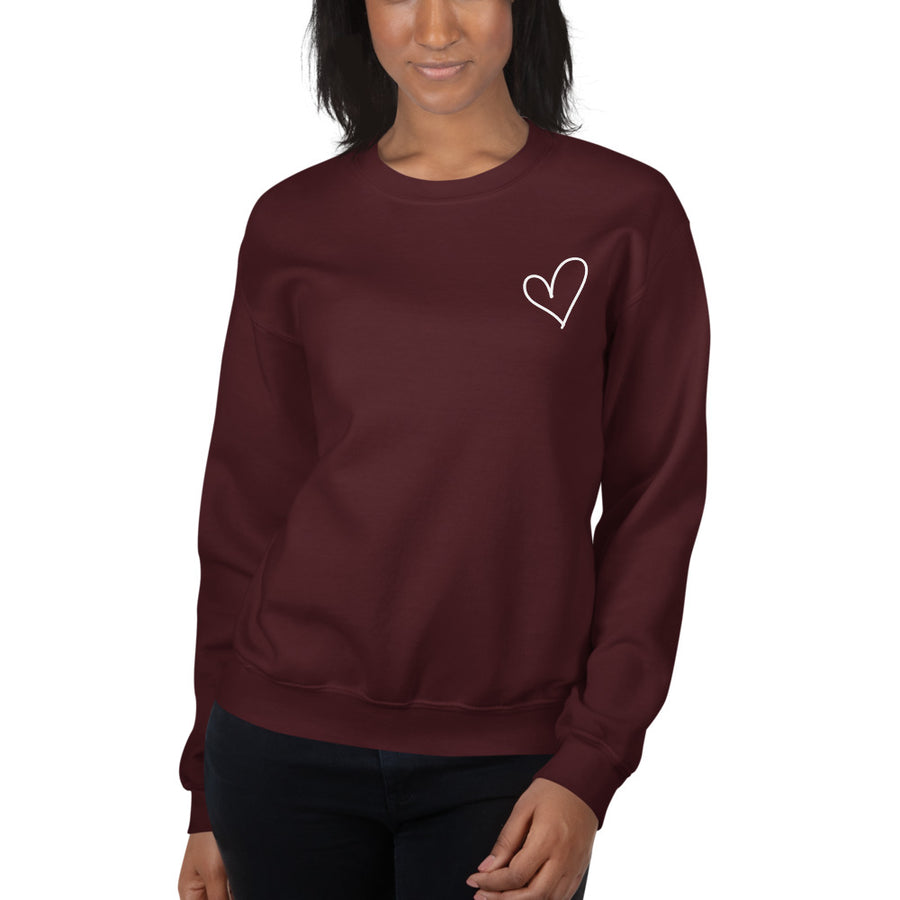 Heart Crew Sweatshirt